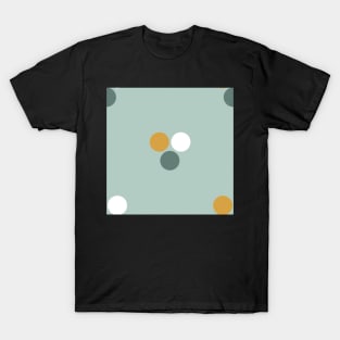 Triple Dot Teal and Yellow T-Shirt